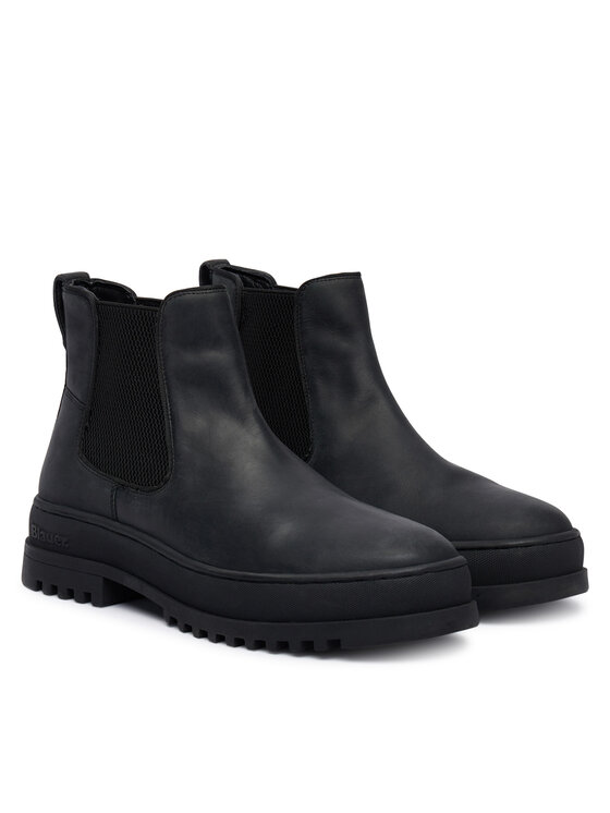 Blauer Blauer Ghete Jodhpur F5IUKA02/LEA Negru