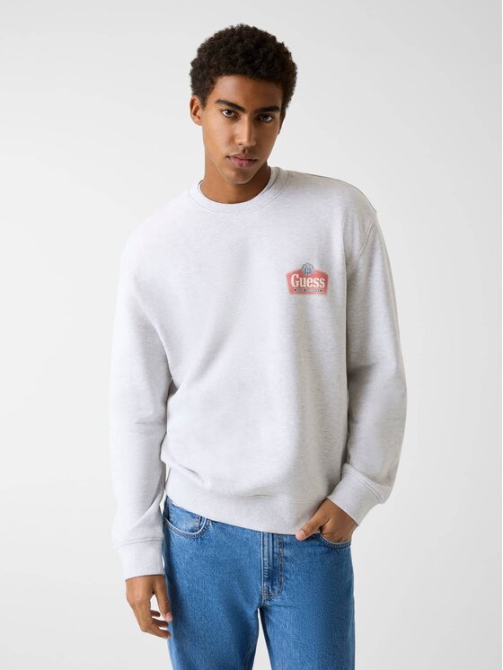 Guess Jeans Guess Jeans Džemperis 180622 Pilka Classic Fit