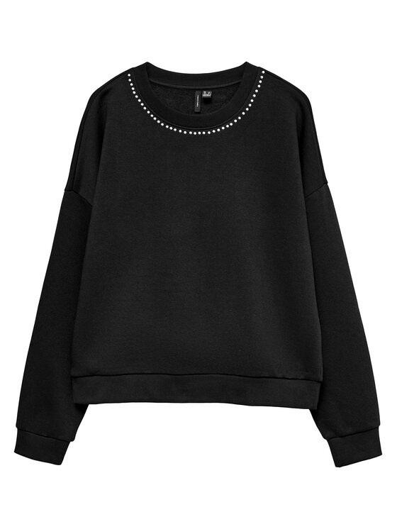 Vero Moda Vero Moda Mikina Lotte 10333544 Čierna Regular Fit
