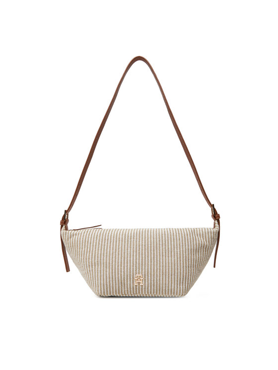 Geantă Tommy Hilfiger Th Premium Beach Le Sling Bag AW0AW17177 Bej