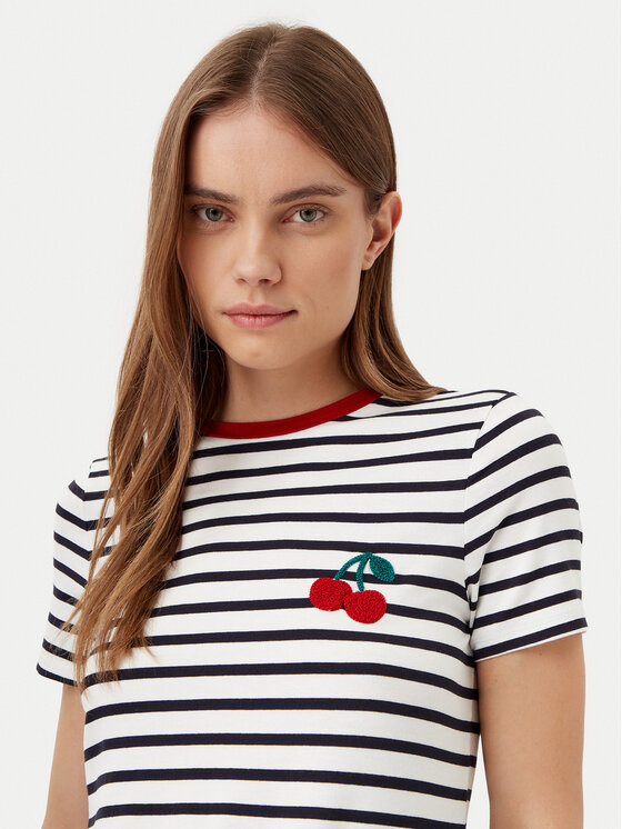 ONLY ONLY T-Shirt Heart 15318959 Tmavomodrá Regular Fit