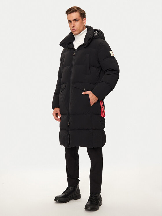 AFTER LABEL Giubbotto piumino Alaska A00014 Nero Regular Fit, taglia : XL