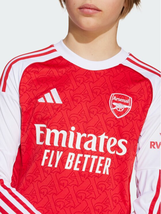 adidas adidas Koszulka techniczna Arsenal 25/26 Long Sleeve Home Jersey Czerwony Regular Fit