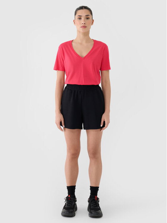 4F 4F Szorty sportowe COMMON GROUND Czarny Regular Fit