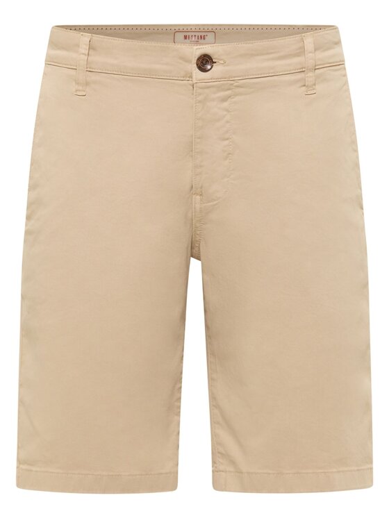 Mustang Mustang Pantaloncini di tessuto Brad Chino Shorts Beige Regular Fit