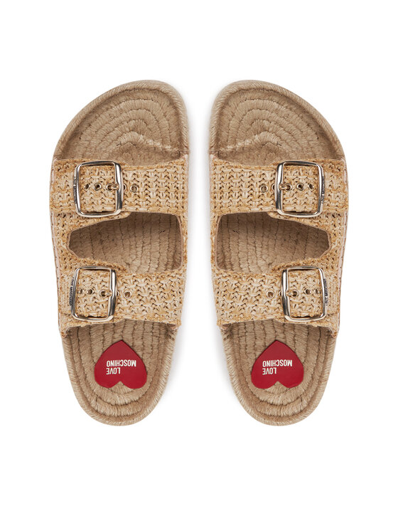 LOVE MOSCHINO LOVE MOSCHINO Espadryle JA28393G0MJQ0107 Beżowy