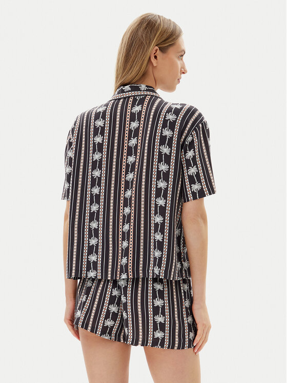 Volcom Volcom Srajca Sun Stunner B0412500 Črna Boxy Fit