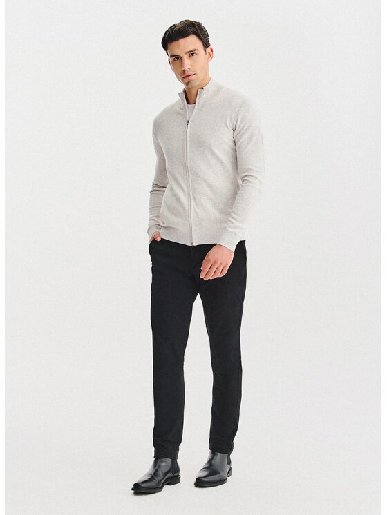 Pako Lorente Pako Lorente Kardigan P25WF-2X-007 Szary Classic Fit