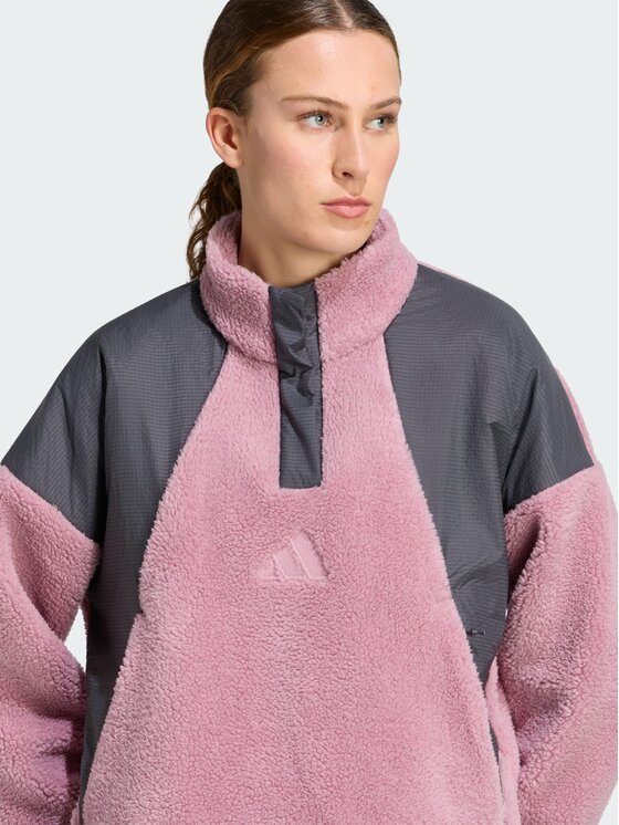 adidas adidas Bluza techniczna 169786 Fioletowy Loose Fit