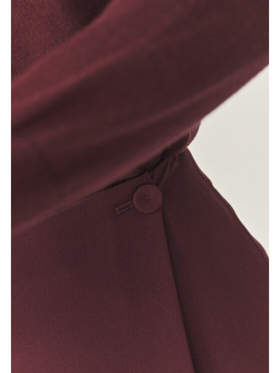 TATUUM TATUUM Midi sukně BOWA Bordó Close Fit