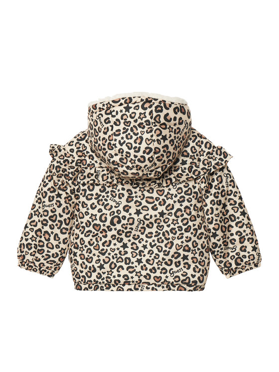 Guess Guess Žieminė striukė A6BL01 W4029 Šviesiai smėlinė Regular Fit