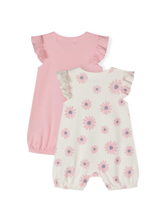 MINOTI MINOTI Komplet 2 par pajacy 24babypack22 Różowy