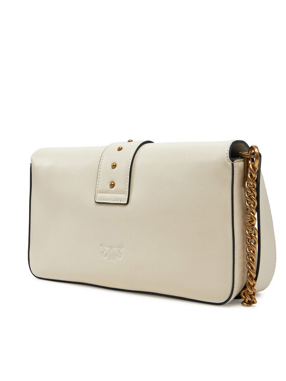 PINKO PINKO Handtasche Love One Mini Slouchy Fl PE 25 PLTT 104340 A0QO Écru