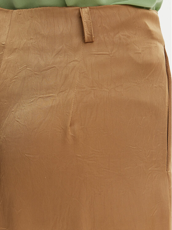 Iconique Iconique Панталони тип палацо Harper IC26-014 Светлокафяв Wide Leg