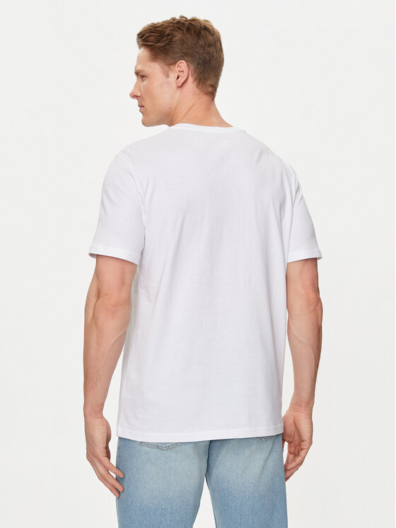 4F 4F T-Shirt 4FWSS24TTSHM1283 Biały Regular Fit