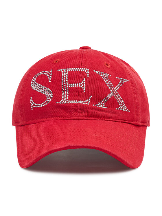 2005 2005 Бейсболка Sex Hat Червоний