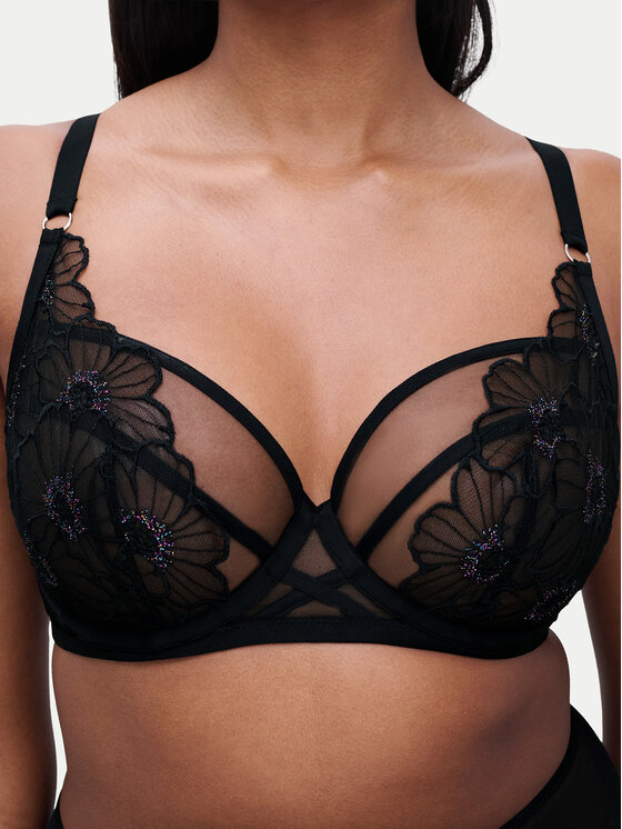 Chantelle Chantelle Nedrček s kostjo Lush C22OM0 Črna