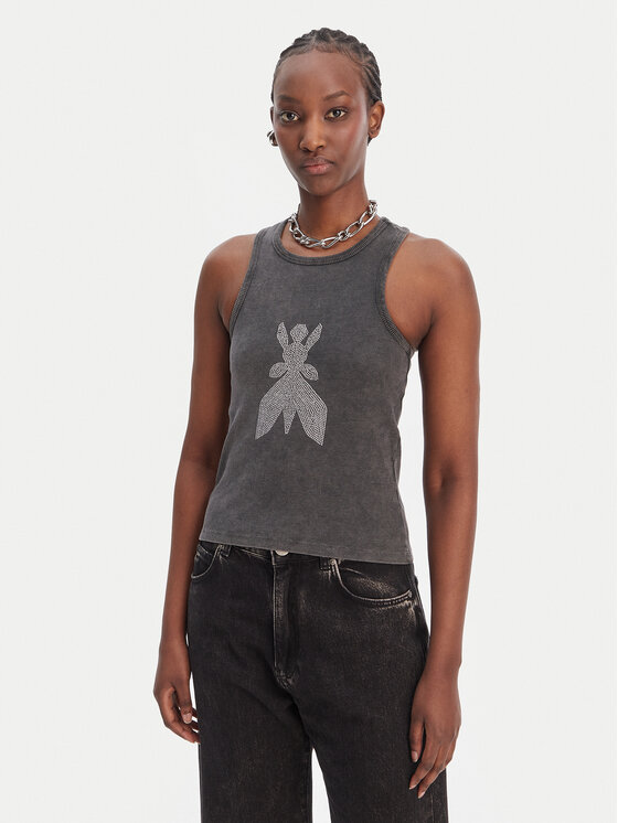 Patrizia Pepe Patrizia Pepe Marškinėliai 8M1768/J373-S763 Pilka Slim Fit