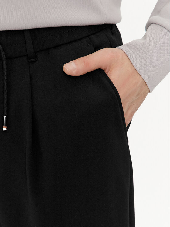BOSS Boss Hlače C-Perin-J-RDS-233 50509536 Crna Relaxed Fit