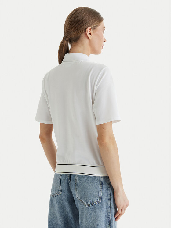 JOOP! Jeans JOOP! Jeans Polo majica Talena 10100104 30100660 Bela Modern Fit