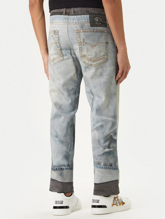 Versace Jeans Couture Versace Jeans Couture Džinsi 80GAB5RP ES156 Gaiši zila Straight Fit