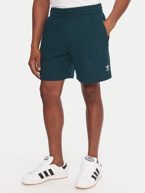 adidas adidas Αθλητικό σορτς Essentials Trefoil JW1040 Πράσινο Regular Fit