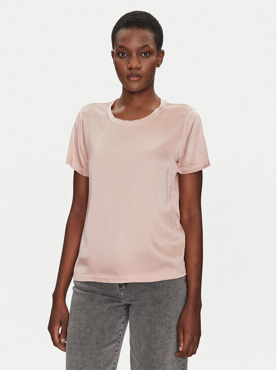 ViCOLO ViCOLO Bluză TD0007 Roz Relaxed Fit