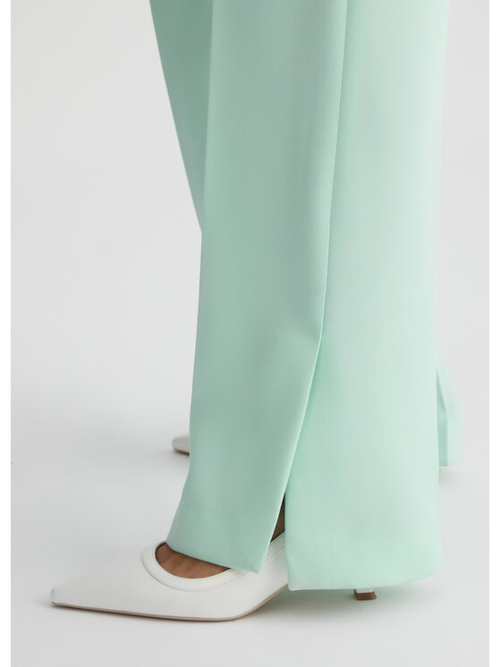 Liu Jo Liu Jo Pantaloni di tessuto CA5145T3970X0687 Verde Regular Fit