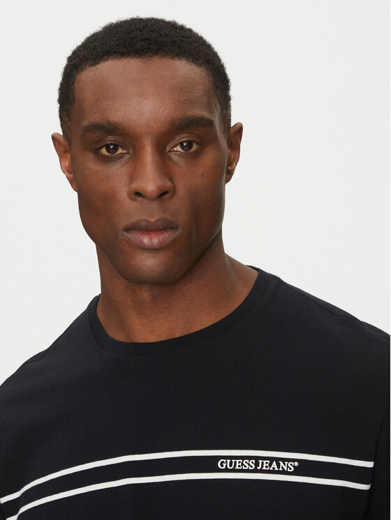 Guess Jeans Guess Jeans T-Shirt M5RI78 KCPQ1 Černá Regular Fit