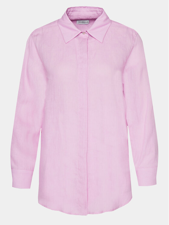 Marella Marella Hemd Racla 2413111104 Rosa Regular Fit