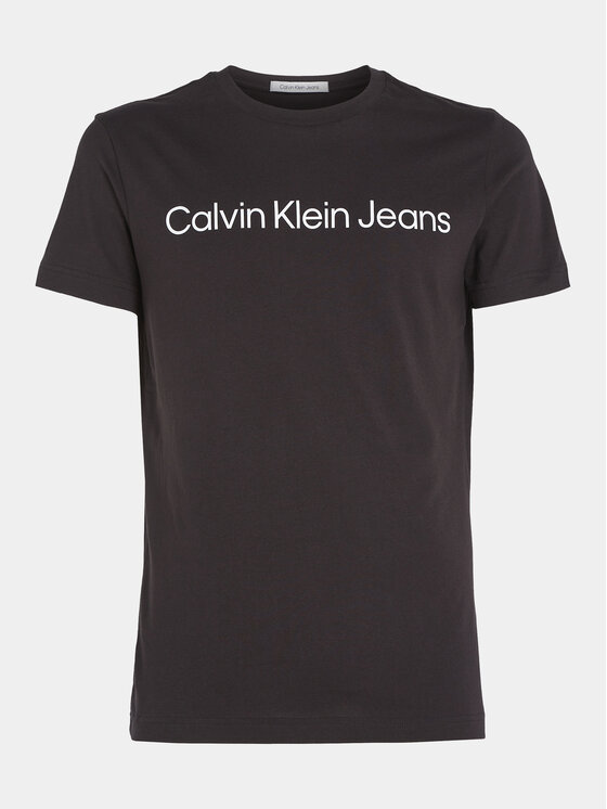 Calvin Klein Jeans Calvin Klein Jeans Majica J30J322552 Črna Slim Fit