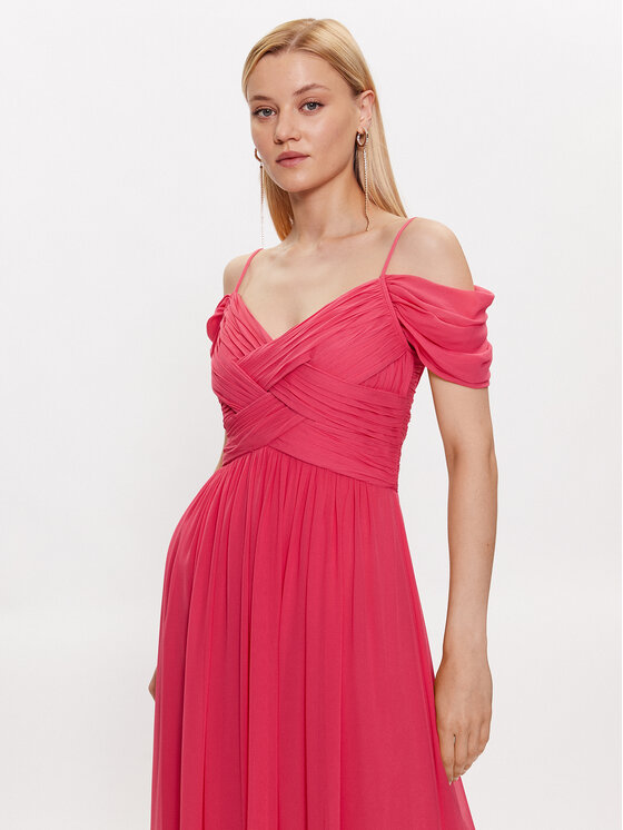 Luisa Spagnoli Luisa Spagnoli Cocktail obleka Palagio 539672 Roza Regular Fit