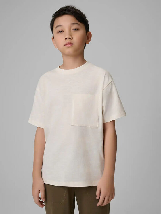 4F 4F T-Shirt 4FJWSS26TTSHM2817-11 Biały Active Fit