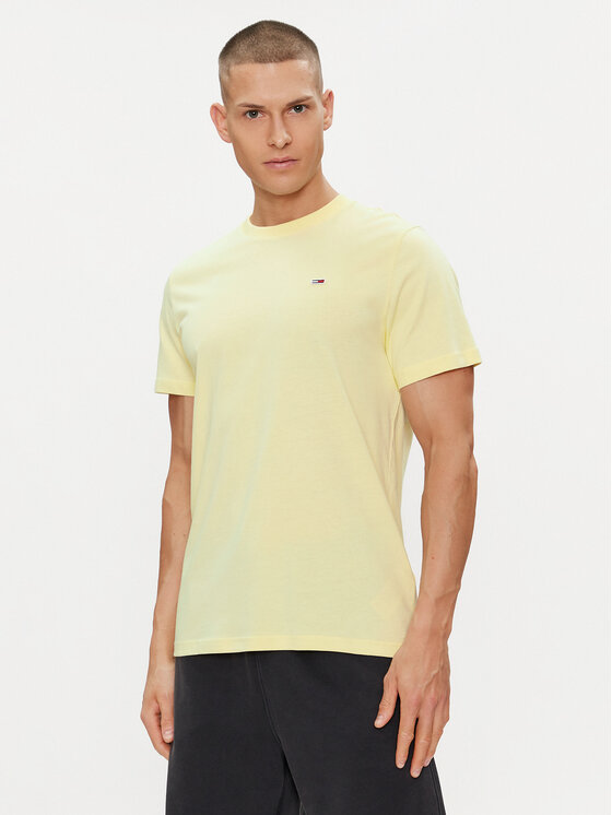 T shirt tommy jaune online