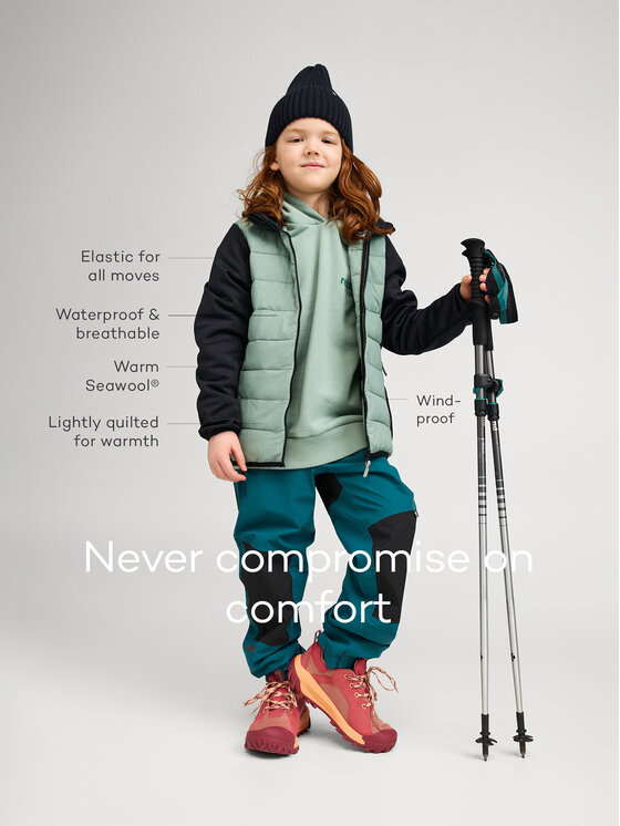 Reima Reima Demisezoninė striukė Trekkeri 5100451A Žalia Regular Fit