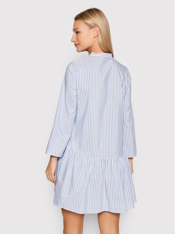 ONLY ONLY Srajčna obleka Ditte 15198487 Modra Regular Fit