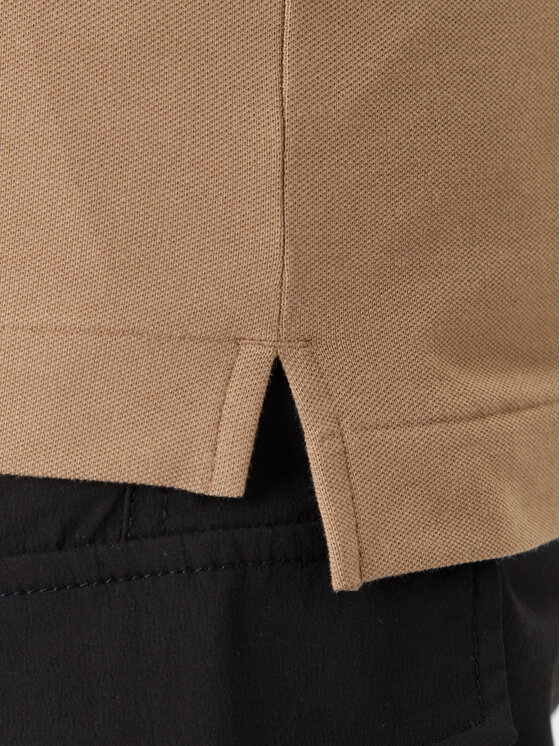 G-Star Raw G-Star Raw Тениска с яка и копчета Dunda D17127-5864 Кафяв Slim Fit