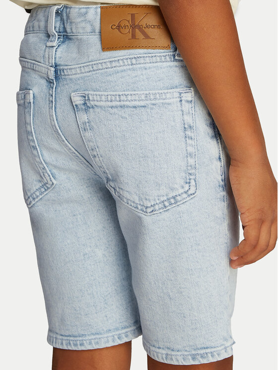 Calvin Klein Jeans Calvin Klein Jeans Džínové šortky IB0IB02432 Modrá Regular Fit