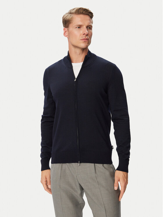 BOSS BOSS Кардиган H-Balonso 50566344 Син Regular Fit