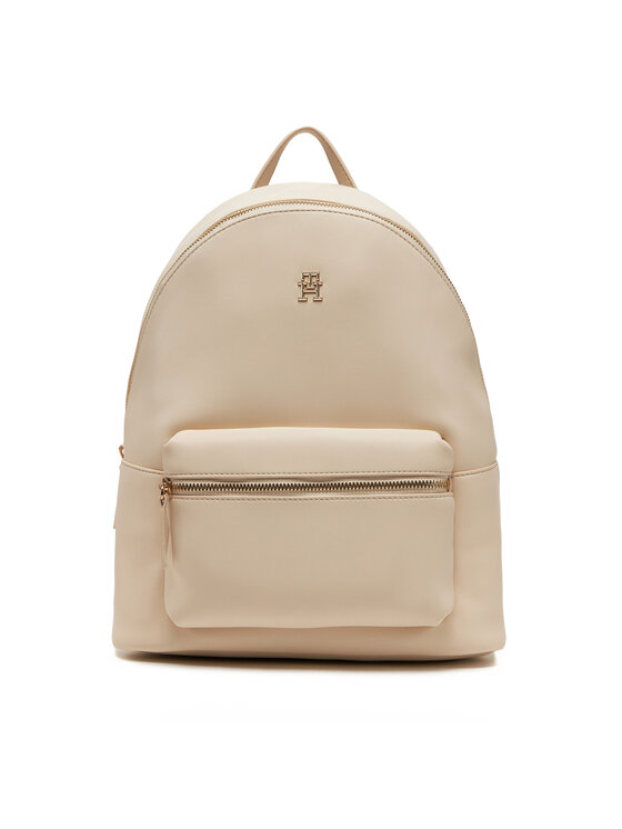 Tommy Hilfiger Tommy Hilfiger Hátizsák Th Logotape Backpack AW0AW17163 Ekru