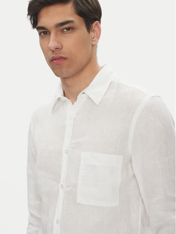 BOSS BOSS Koszula 50537381 Biały Regular Fit
