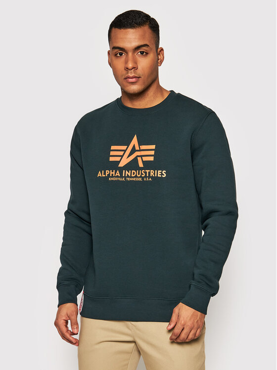 Alpha Industries Alpha Industries Bluză Basic 178302 Bleumarin Regular Fit
