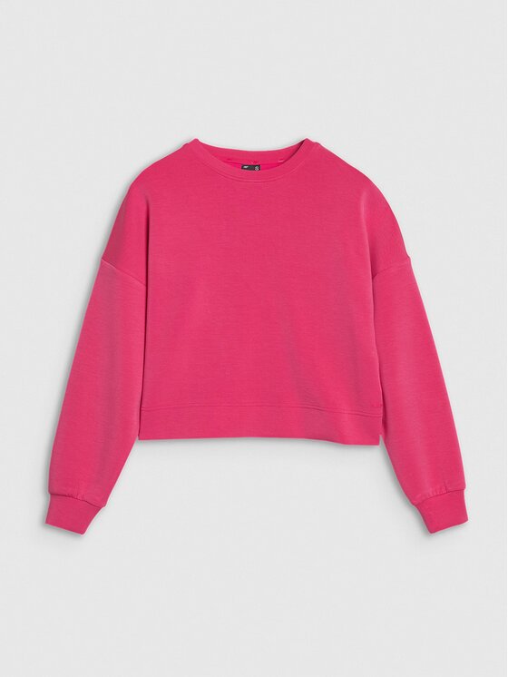 4F 4F Felpa 4FWSS25TSWSF1576-54S Rosa Regular Fit