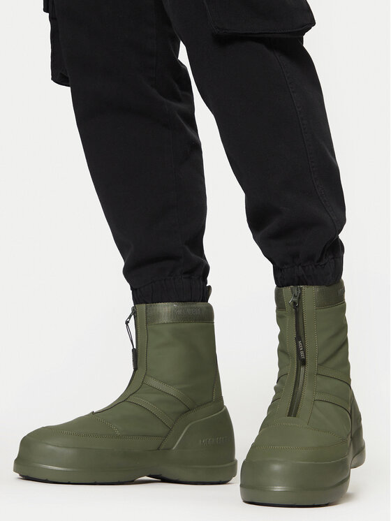 Moon Boot Moon Boot Μπότες Χιονιού Luna Zip Boot 80D2480010 Χακί