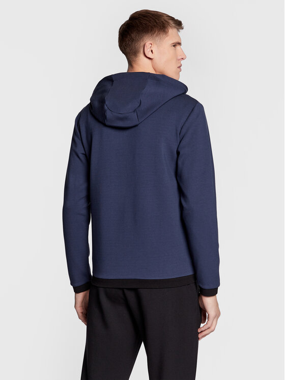 EA7 Emporio Armani EA7 Emporio Armani Džemperis ar kapuci 6LPM29 PJHVZ 1554 Tumši zils Regular Fit