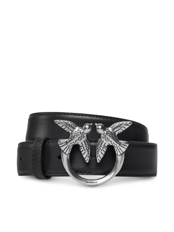 PINKO Pinko Dámsky opasok Love Berry H3 Belt PE 23 PLT01 100125 A0F1 Čierna