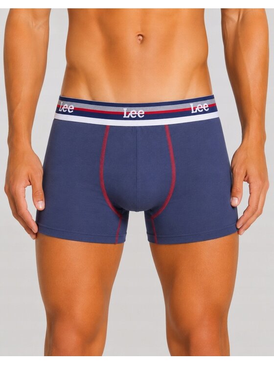 Lee Lee Bokserki Walls 3 Pack Organic Cotton Elastane Trunks Kolorowy