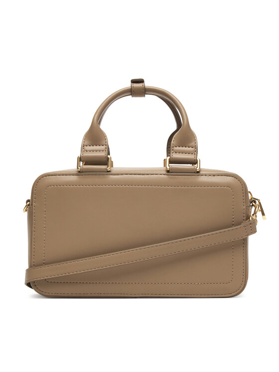 Calvin Klein Calvin Klein Torebka Bold Ck Elongated Mini Tote LV04F3411G Beżowy