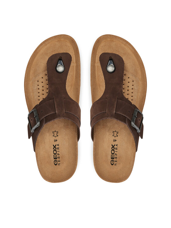 Geox Geox Šlepetės per pirštą U Sandal Ghita D U159VD 00032 C6024 Ruda