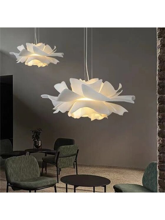 MIAhome MIAhome Lampa PEONY biała 50 cm Biały